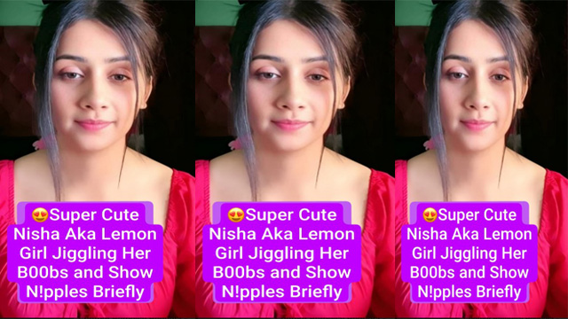 Super Cute Nisha Aka Lemon Girl – Latest Most Exclusive 5Min – Premium Live