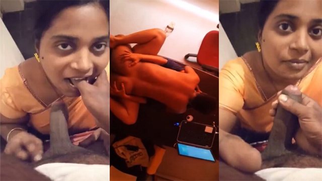 Desi Office Lady Quick Sucking Fucked Manager Dick
