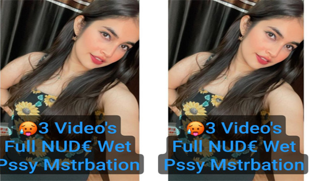 Cute Desi GF Panty Full Nude – Str!pping Mstrbation with Full Face – For Long Distance Boyfriend