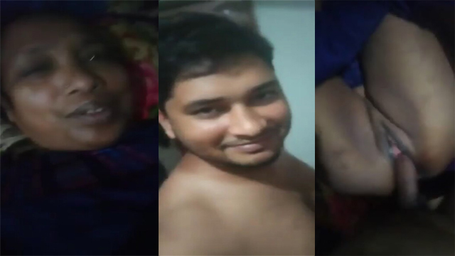 Mature Aunty illegal affair Hard Fucking With Young Guy