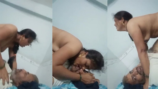 Unsatisfied Wife Hard Riding on Husband Dick See Expression