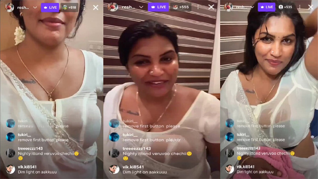 Mallu Makeup Artist Reshma – Insta Exclusive Live Chat Update