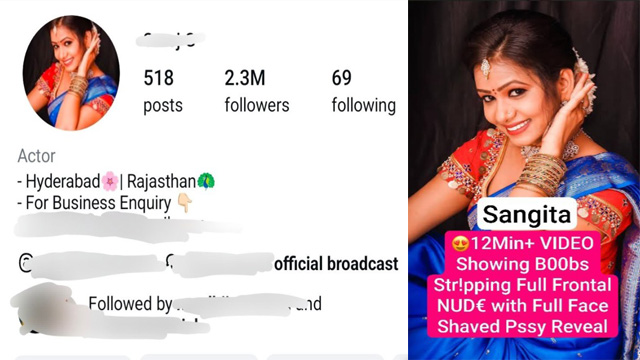 Sangita Famous Actress Showing Boobs – Stripping Full Frontal Nude – with Full Face Amazing Figure Video