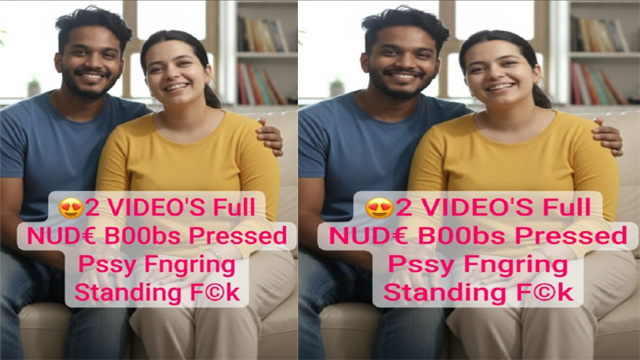 Horny Desi Couples Boobs Pressed Pssy – Fngring by Husband with Full Face Video