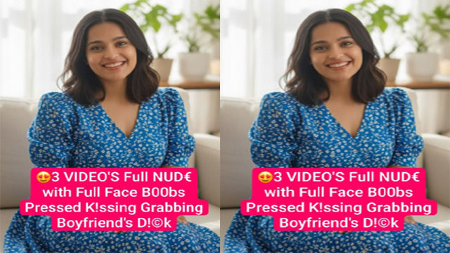 Indian GF Latest Most Exclusive – Viral Boobs Pressed – Kissing Grabbing Boyfriend’s Dick Video