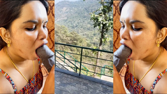 Mallu Aswathy Achu Aunty Blowjob Resort Balcony Leaked Watch