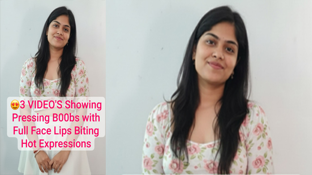 Beautiful Desi GF Boobs on Videocall Expression Full Face